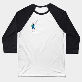 Pixel Finn Adventure Time Baseball T-Shirt